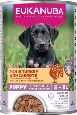 Intratuin Eukanuba natvoer Life Care puppy kalkoen en wortel 400 g aanbieding