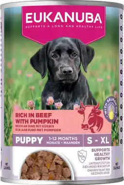 Intratuin Eukanuba natvoer Life Care puppy rund en pompoen 400 g aanbieding