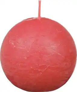 Intratuin Bolsius bolkaars Rustiek Shine roze 25 uur D 7,6 H 7,1 cm aanbieding