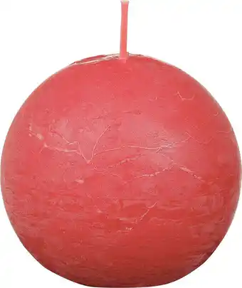 Intratuin Bolsius bolkaars Rustiek Shine roze 25 uur D 7,6 H 7,1 cm aanbieding