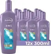 Bol.com Andrélon 2in1 Shampoo - 12 x 300 ml - Voordeelverpakking aanbieding