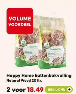 Pets Place Happy Home kattenbakvulling aanbieding