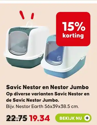Pets Place Savic Nestor en Nestor Jumbo aanbieding