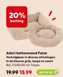 Pets Place Adori kattenmand Faiza aanbieding