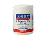 De Online Drogist Lamberts Vitamine B12 1000 mcg Tabletten 60TB aanbieding