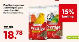 Pets Place Prestige vogelvoer aanbieding