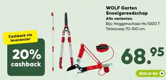 Pets Place WOLF Garten Snoeigereedschap aanbieding