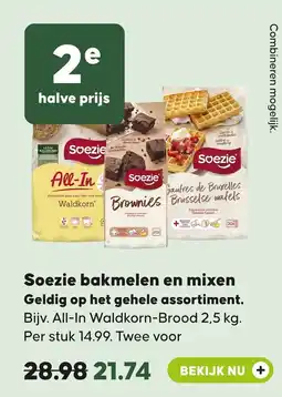 Pets Place Soezie bakmelen en mixen Geldig op het gehele assortiment aanbieding