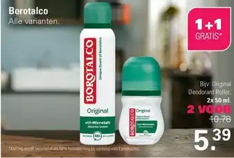 De Online Drogist Borotalco Alle varianten aanbieding