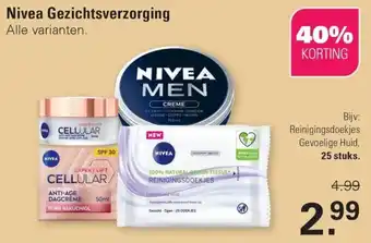 De Online Drogist Nivea Gezichtsverzorging Alle varianten. aanbieding