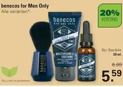 De Online Drogist Benecos for Men only Alle varianten aanbieding