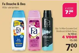 De Online Drogist Fa Douche & Deo Alle varianten aanbieding
