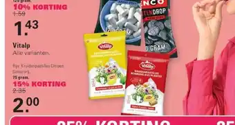 De Online Drogist Vitalp aanbieding