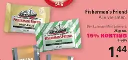 De Online Drogist Fisherman's Friend aanbieding