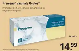 De Online Drogist Premeno Vaginale Ovules aanbieding
