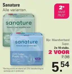 De Online Drogist Sanature aanbieding