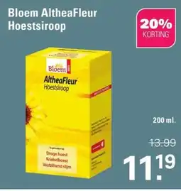 De Online Drogist Bloem AltheaFleur Hoestsiroop aanbieding