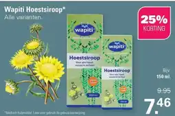 De Online Drogist Wapiti Hoestsiroop aanbieding