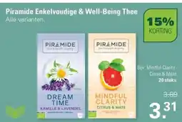 De Online Drogist Piramide Enkelvoudige & Well-Being Thee aanbieding