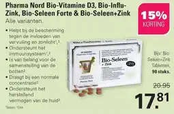 De Online Drogist Pharma Nord Bio-Vitamine D3, Bio-Influ- Zink, Bio-Seleen Forte & Bio-Seleen+Zink aanbieding