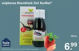 De Online Drogist unipharma Hoestdrank 2in1 Aardbei aanbieding