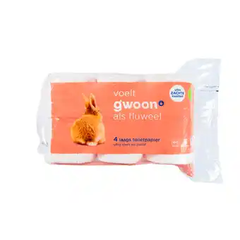 Dekamarkt G'woon Toiletpapier 4 laags aanbieding