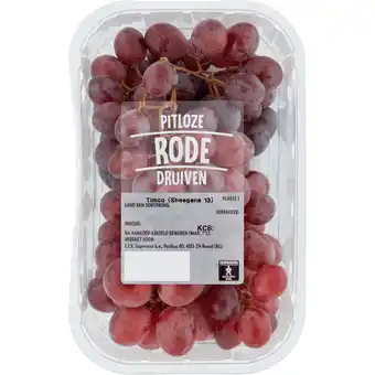 Dekamarkt Pitloze rode druiven aanbieding