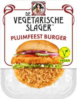 Dekamarkt De Vegetarische Slager Pluimfeest burger 2 stuks aanbieding