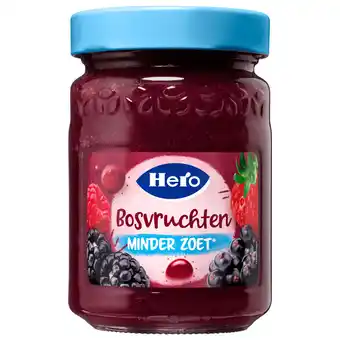 Dekamarkt Hero Jam 40% minder zoet bosvruchten aanbieding