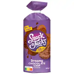 Dekamarkt Snack a Jacks Rijstwafels chocolate chips aanbieding