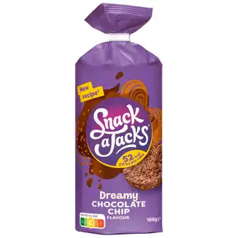 Dekamarkt Snack a Jacks Rijstwafels chocolate chips aanbieding