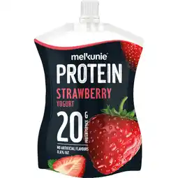 Dekamarkt Melkunie Protein kwark aardbei aanbieding