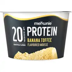Dekamarkt Melkunie Protein mousse banana toffee aanbieding