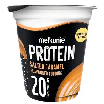 Dekamarkt Melkunie Protein pudding salted caramel aanbieding