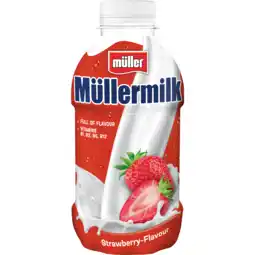 Dekamarkt Müller Müllermilk aardbei aanbieding