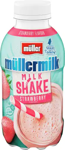 Dekamarkt Müllermilk Milkshake aardbei aanbieding