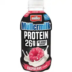 Dekamarkt Müllermilk protein framboos aanbieding