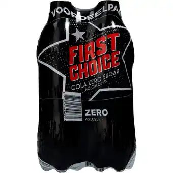 Dekamarkt First Choice Cola zero sugar aanbieding