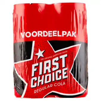 Dekamarkt First Choice Cola Cola regular 4x25 cl aanbieding