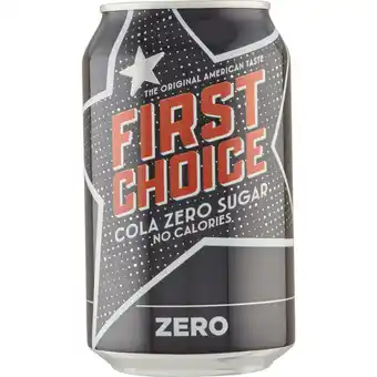 Dekamarkt First Choice Cola Cola zero sugar aanbieding