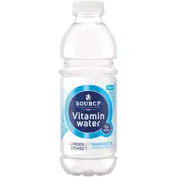 Dekamarkt Sourcy Vitaminwater limoen-lychee aanbieding