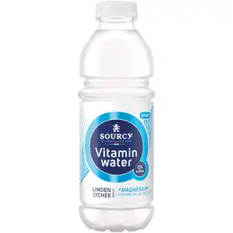 Dekamarkt Sourcy Vitaminwater limoen-lychee aanbieding