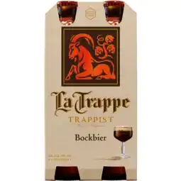 Dekamarkt La Trappe Bock bier 4x33cl aanbieding