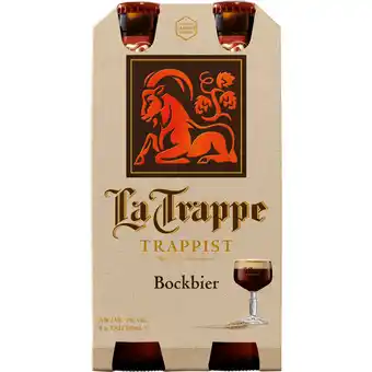 Dekamarkt La Trappe Bock bier 4x33cl aanbieding