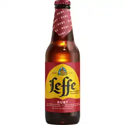 Dekamarkt Leffe Ruby belgisch abdijbier aanbieding