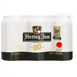 Dekamarkt Hertog Jan Pilsener 0.0 6x33 cl aanbieding
