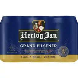 Dekamarkt Hertog Jan Grand pilsener 6x33 cl aanbieding