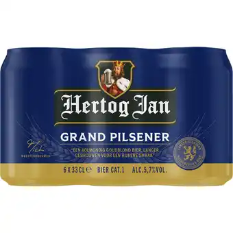 Dekamarkt Hertog Jan Grand pilsener 6x33 cl aanbieding