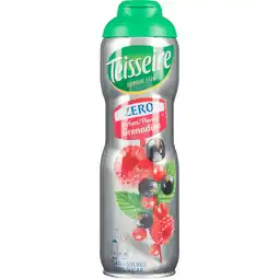Dekamarkt Teisseire Limonadesiroop grenadine 0% aanbieding
