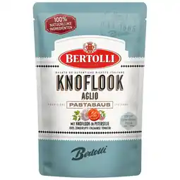 Dekamarkt Bertolli Pastasaus in zak knoflook aanbieding